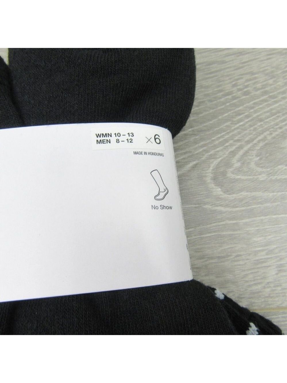 Nike Everyday Cushion No Show Socks 6 Pack Mens Size 8-12 Black NEW - Picture 4 of 8